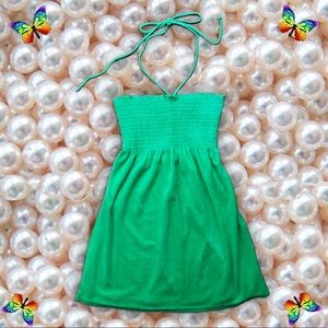 🍀Green Juicy Couture Terry Cloth Halter Dress🍀